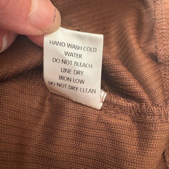 Hyfve Brown Corduroy High-Waist Comfortable Shorts Womens Size M - Picture 5 of 11